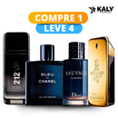 Kit 4 Perfumes Masculinos Importados 100ml: Essências de Luxo Duradouras