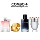 Combo 4 Perfumes 100ml: La Vie Est Belle, Lady Million, Invictus, Sauvage