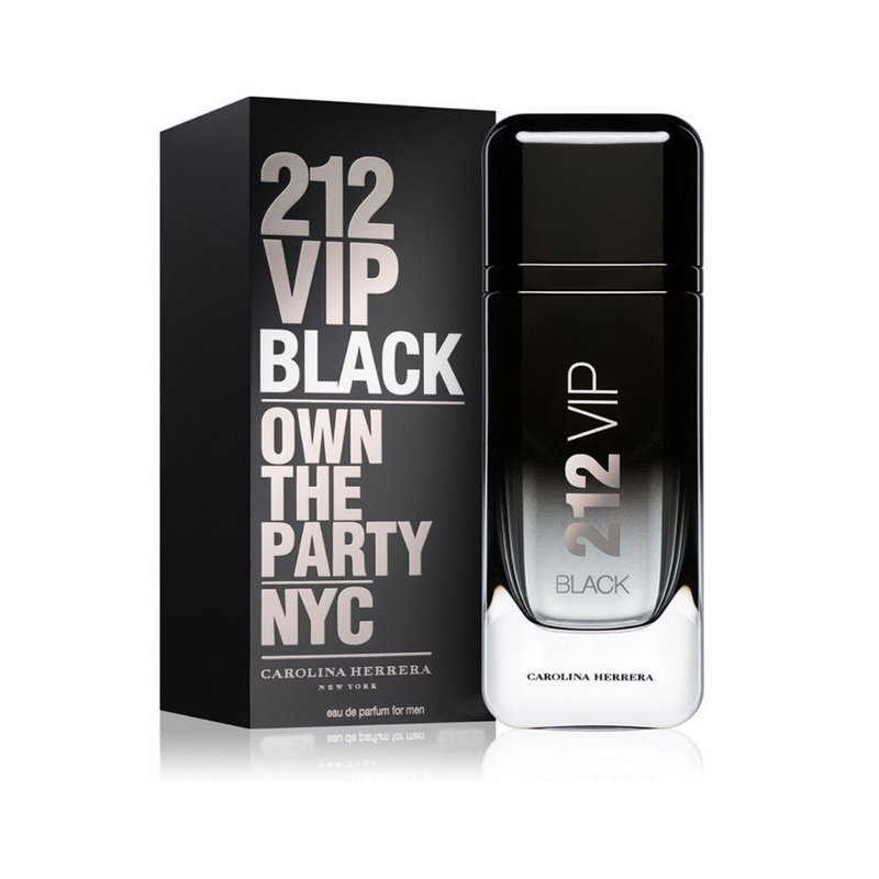 Carolina Herrera 212 VIP Black Masculino - Perfume Intenso para Noites Inesquecíveis