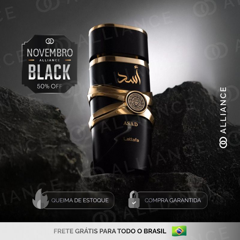Kit 4 Perfumes Masculinos 100ml: Lattafa ASAD, 1 Million, Sauvage, Bleu