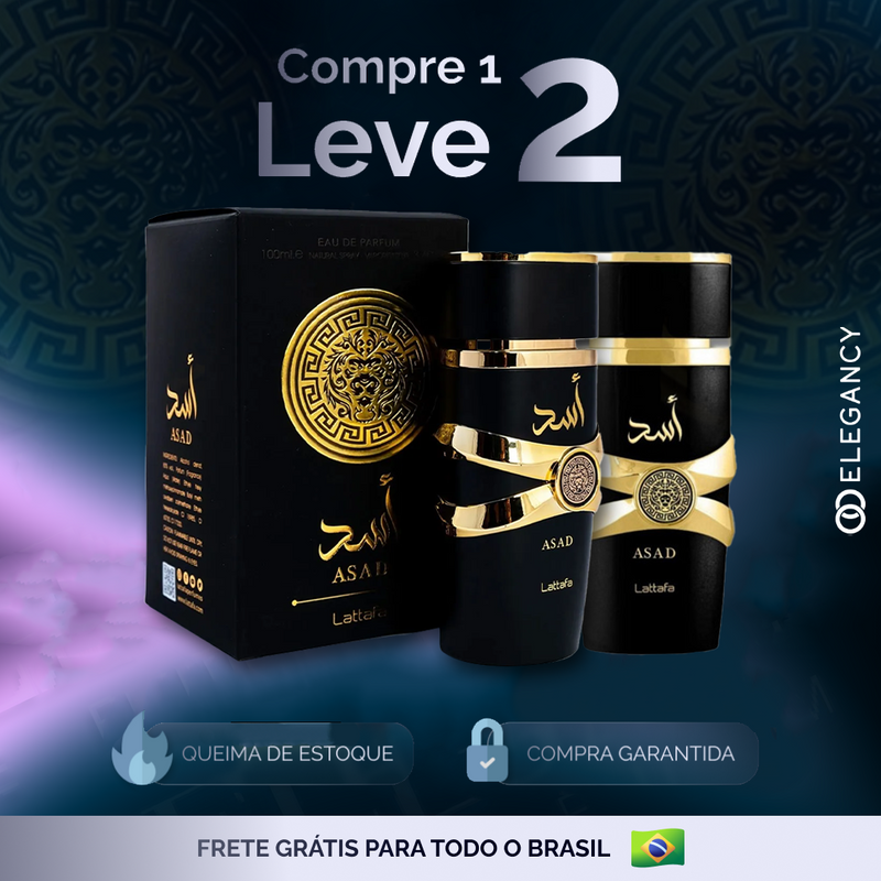Perfume Árabe Lattafa Asad 100ml Masculino Sofisticado Intenso Oriental
