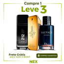 Kit Perfumes Importados Masculinos: Lattafa ASAD, 1 Million, Sauvage 100ml Duradouro