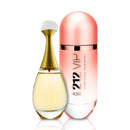 Combo Luxuoso Perfumes Femininos J'adore & 212 VIP Rosé 100ml Fixação Duradoura