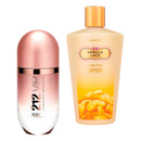 Combo Perfume 212 VIP Rosé e Creme Victoria's Secret: Elegância e Hidratação